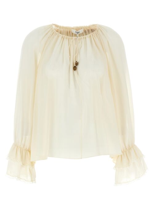 Georgette blouse CHLOÉ White