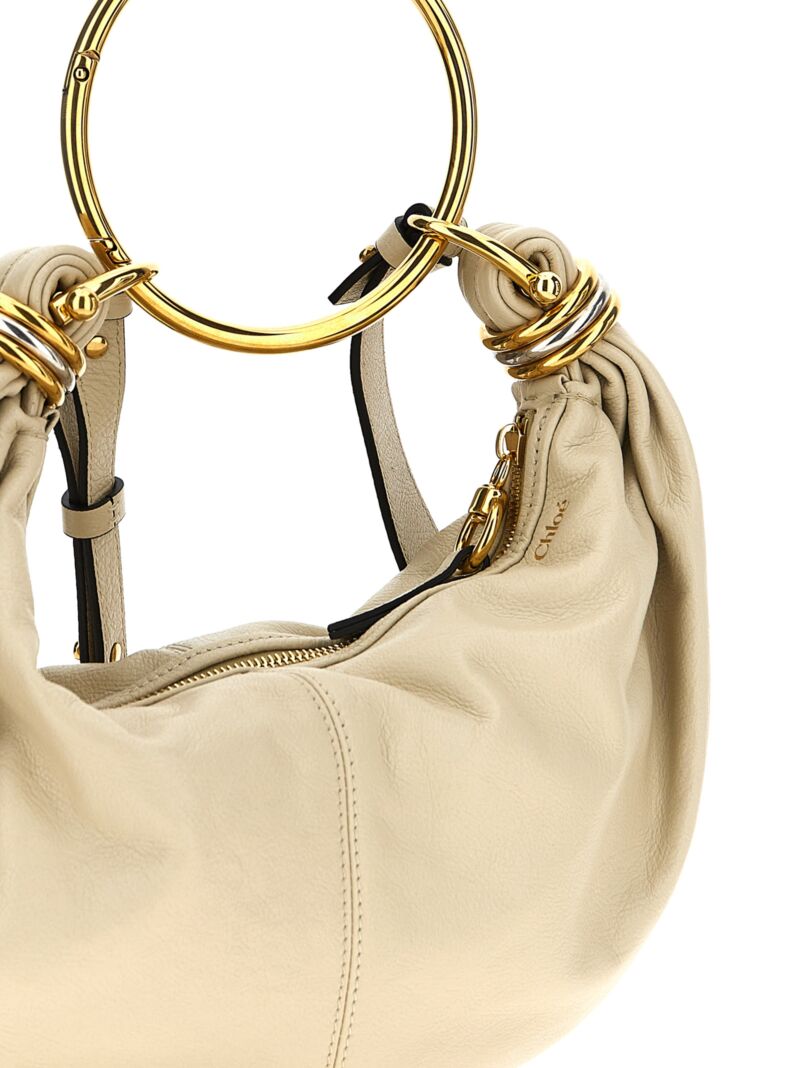 'Bracelet Small Hobo Bag' handbag Woman CHLOÉ Beige