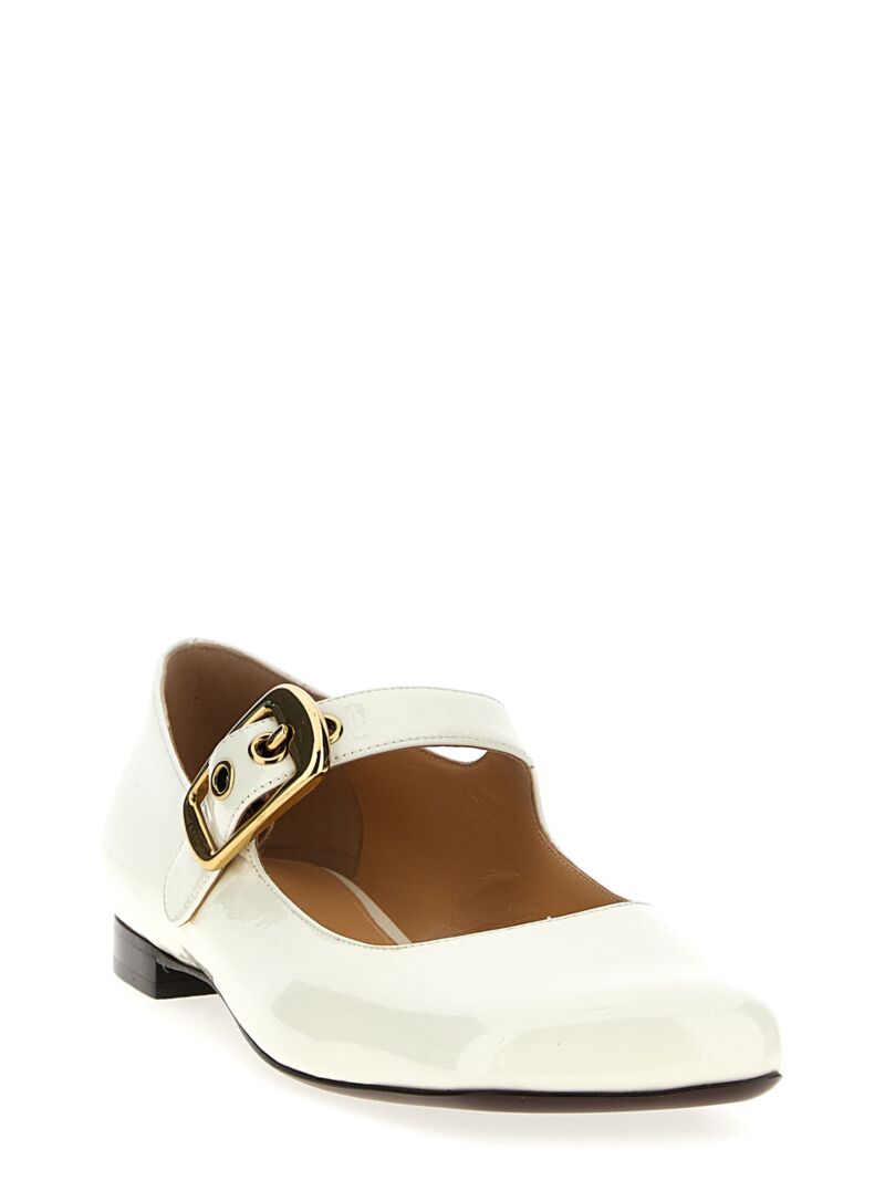 'Polly' ballet flats CHC24W07BOR122 CHLOÉ White