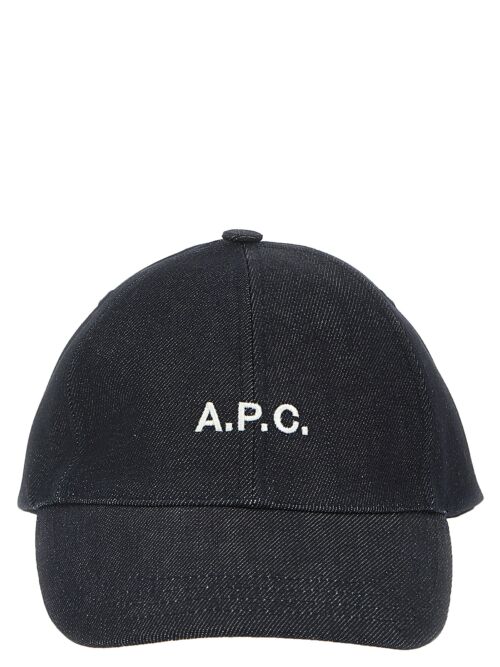 Denim cap A.P.C. Blue