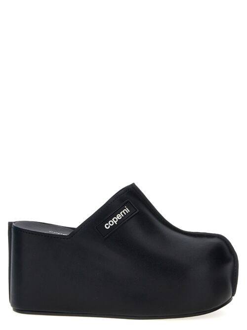 'Branded Clog Wedge' sabots COPERNI Black