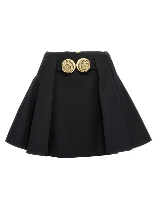 'Chiocciola' skirt BALMAIN Black