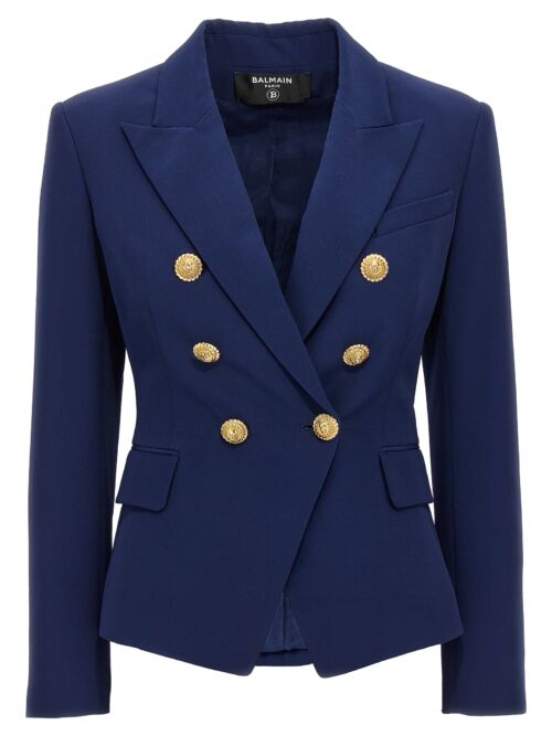 'Chiocciola' blazer BALMAIN Blue