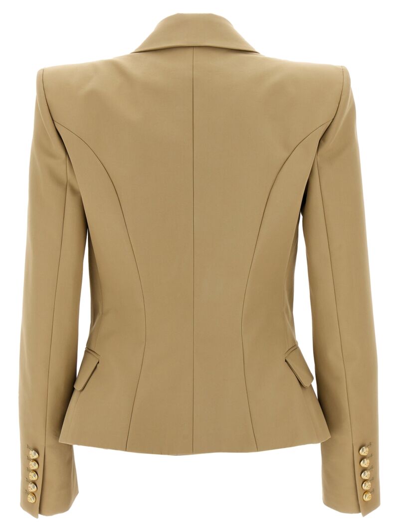 'Chiocciola' button blazer DF0SM340CF470FK BALMAIN Beige