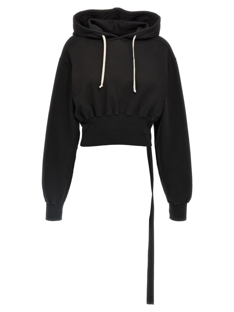 'Tatlin' cropped hoodie DRKSHDW Black