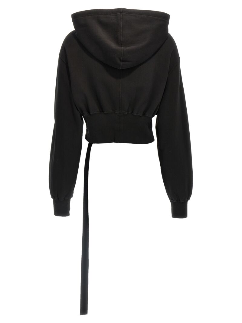 'Tatlin' cropped hoodie DS02D2220FP09 DRKSHDW Black