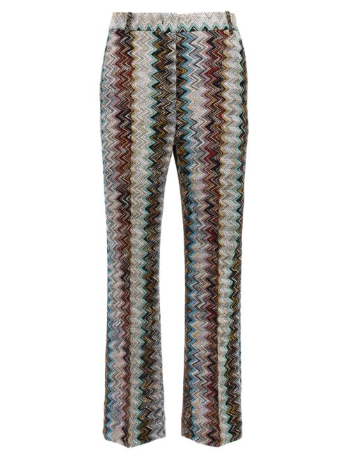 Zig zag lamé pants MISSONI Multicolor