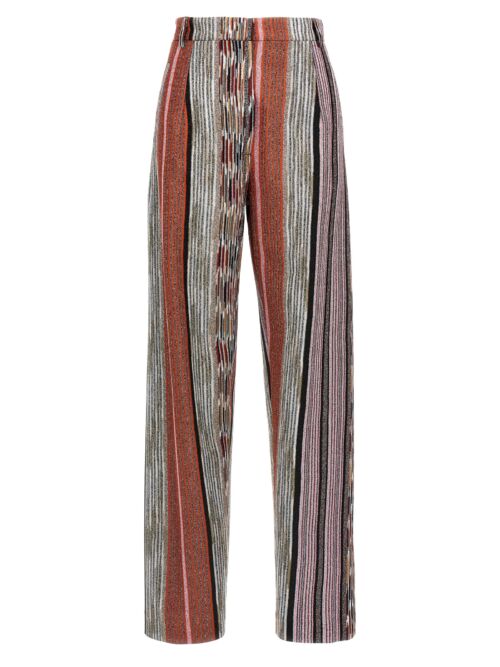 Lamé striped pants MISSONI Multicolor