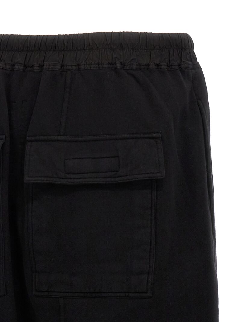 'Drawstring Pods' bermuda shorts 100% cotton DRKSHDW Black