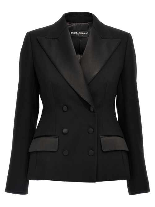 'Dolce' tuxedo blazer DOLCE & GABBANA Black