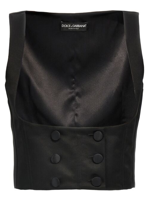 Tuxedo gilet DOLCE & GABBANA Black