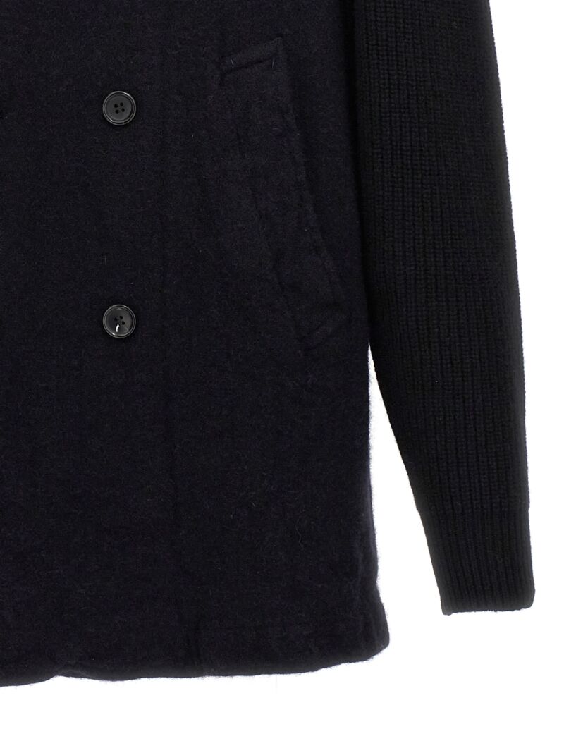 Double-breasted wool coat 90% wool