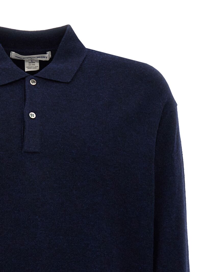 Polo sweater Man COMME DES GARCONS SHIRT Blue