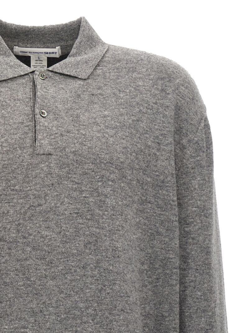 Polo sweater Man COMME DES GARCONS SHIRT Gray