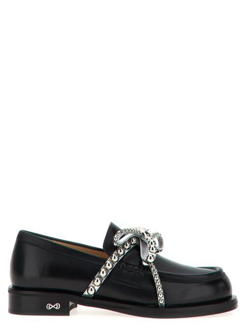 'Crystal Studs' loafers MACH & MACH Black