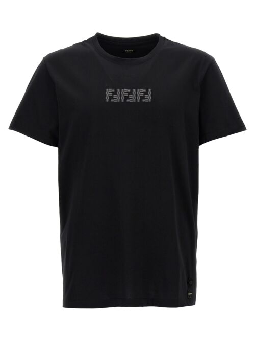 'FF Labyrinth' T-shirt FENDI Black