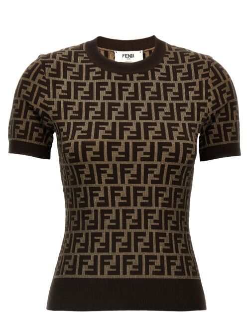 'FF' sweater FENDI Brown