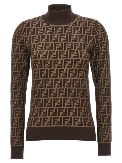 'FF' sweater FENDI Brown