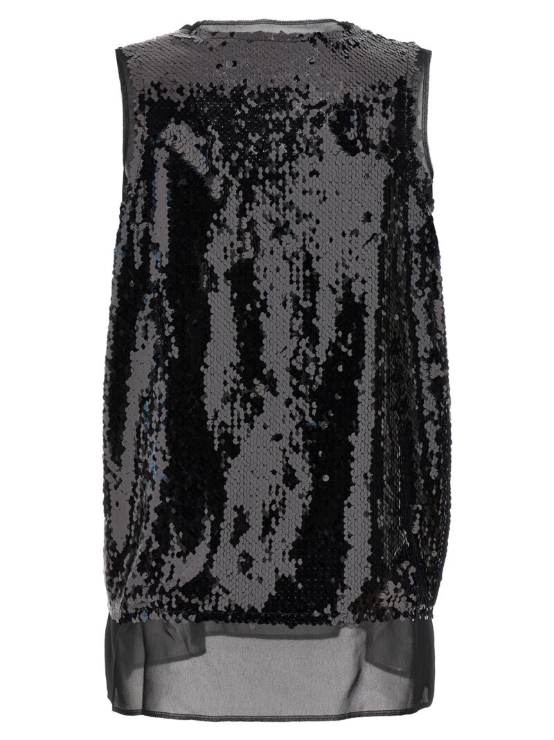 Sequin top GNB0201 COMME DES GARÇONS Black