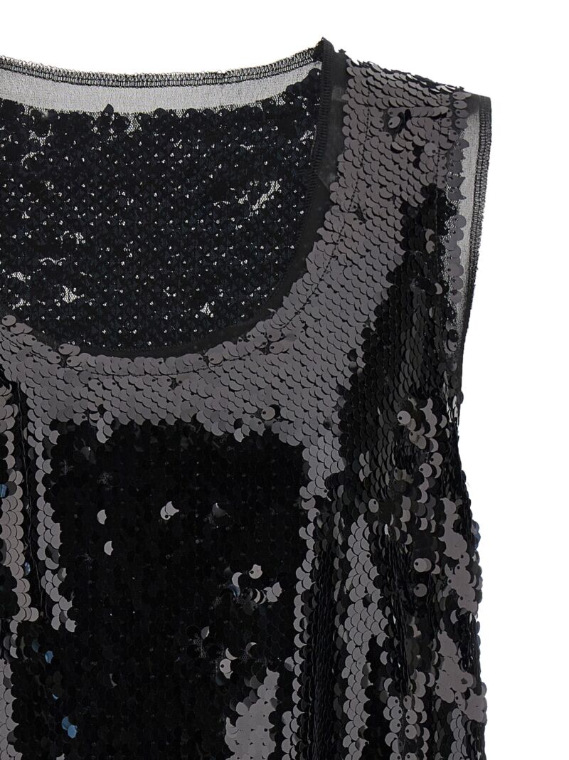 Sequin top Woman COMME DES GARÇONS Black