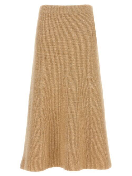 Knitted flared skirt FABIANA FILIPPI Beige