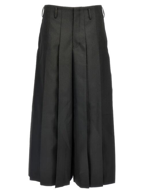 Pleated trousers COMME DES GARÇONS Black