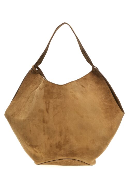 'Medium Lotus Tote' shoulder bag KHAITE Brown