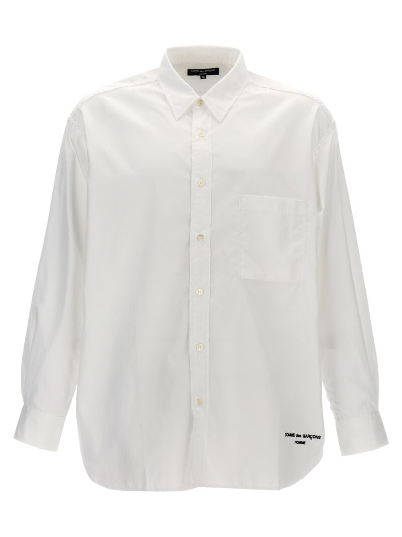 Logo embroidery shirt COMME DES GARҪONS HOMME White