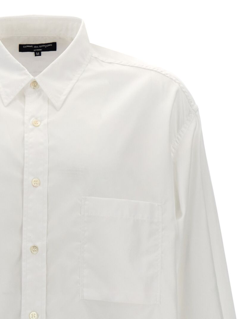 Logo embroidery shirt Man COMME DES GARҪONS HOMME White