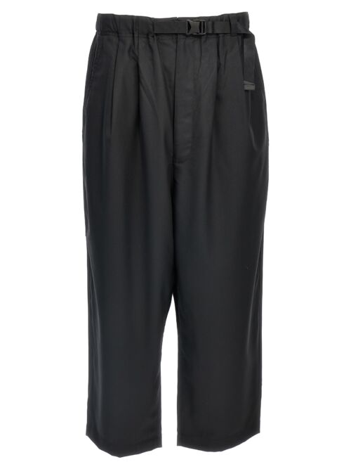 Strap wool pants COMME DES GARҪONS HOMME Black