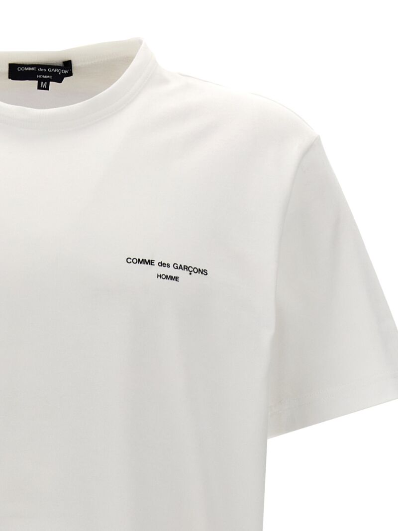 Logo print T-shirt Man COMME DES GARҪONS HOMME White