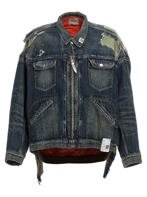 'Flight Layered Denim' jacket MAISON MIHARA YASUHIRO Multicolor