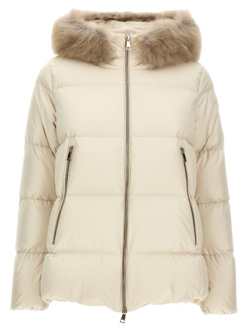 'Laichefur' down jacket MONCLER White