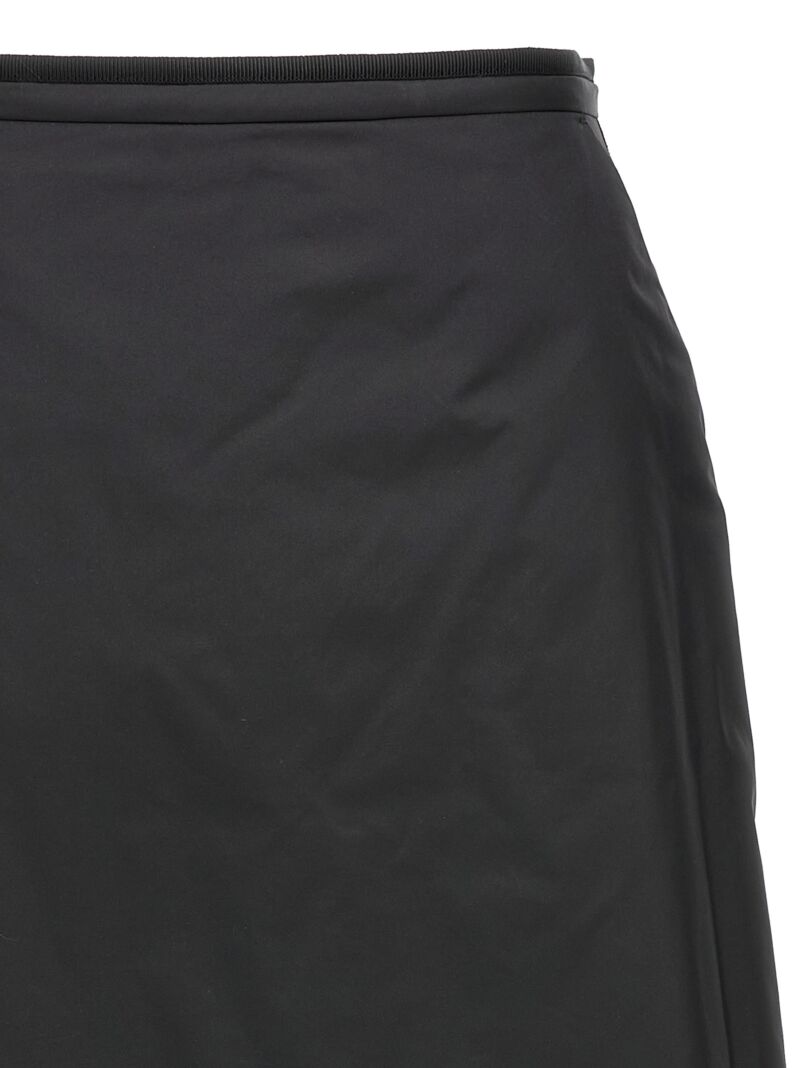 Padded midi skirt 100% polyester MONCLER Black