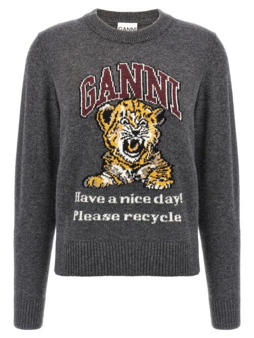 'Tiger' sweater GANNI Gray