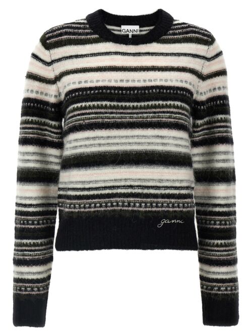 Striped sweater GANNI Multicolor