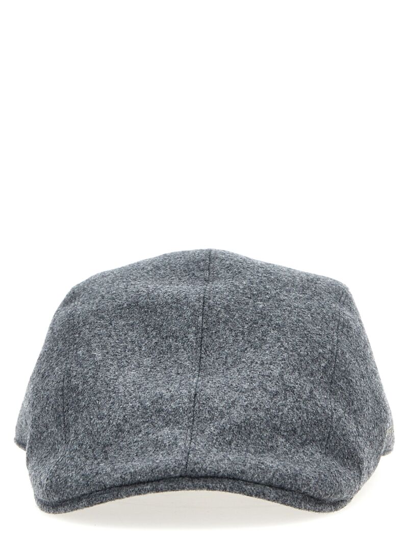 Logo embroidery hat BRUNELLO CUCINELLI Gray