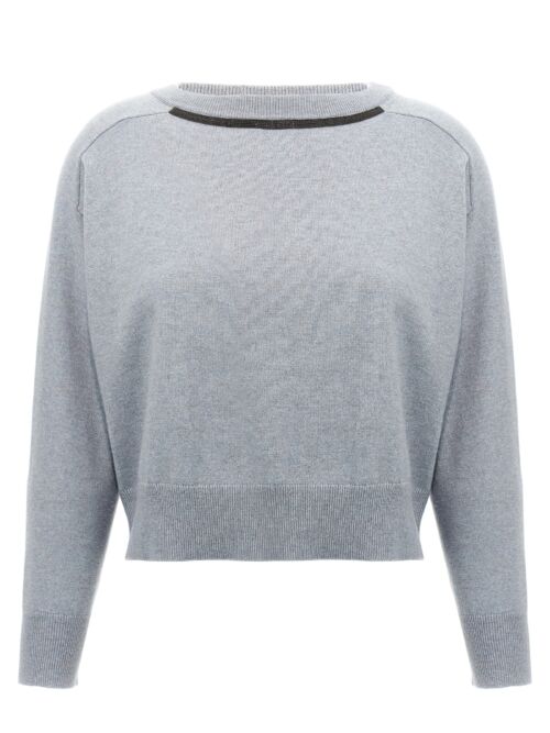 'Monile' sweater BRUNELLO CUCINELLI Light Blue