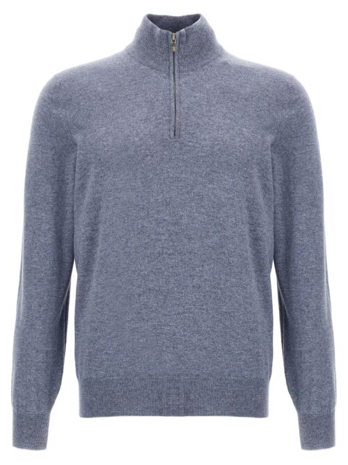 Cashmere turtleneck sweater BRUNELLO CUCINELLI Light Blue