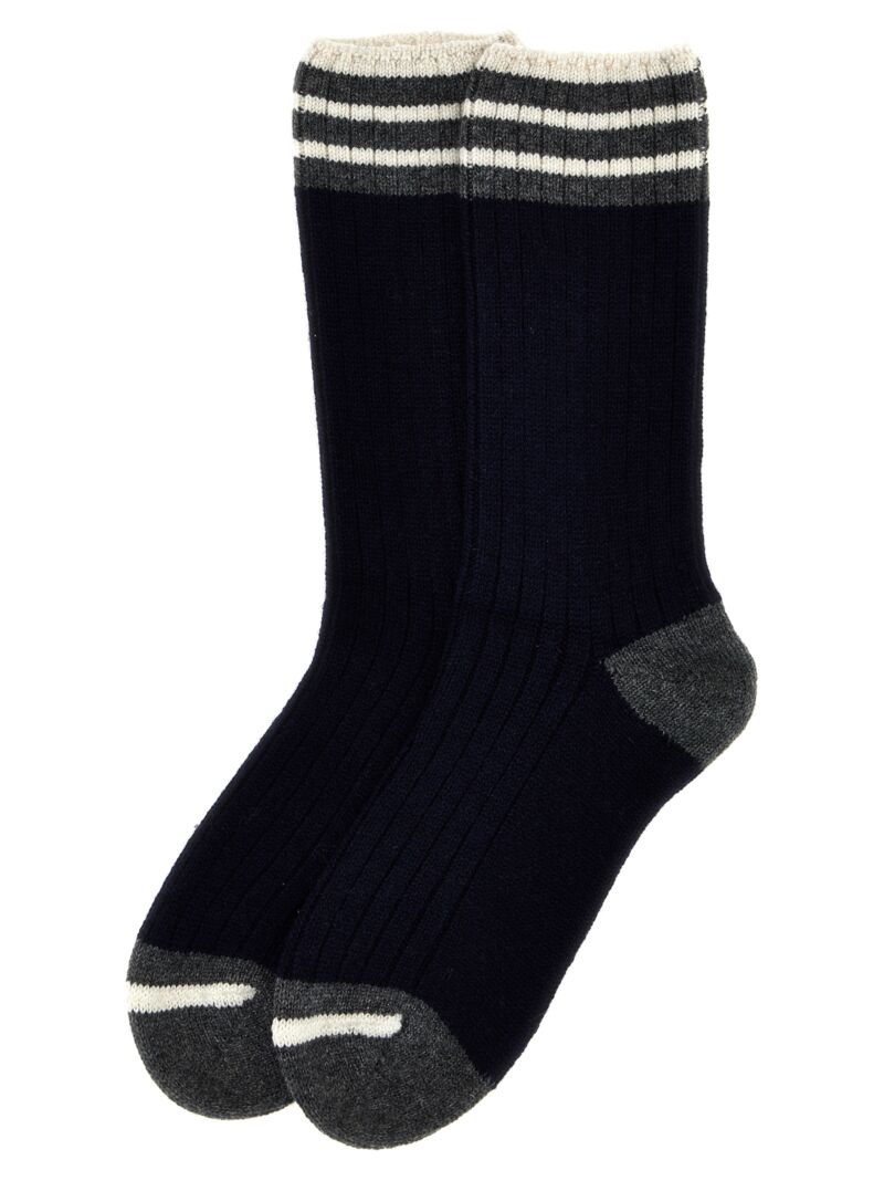 Ribbed socks MCS93811CBG21 BRUNELLO CUCINELLI Multicolor