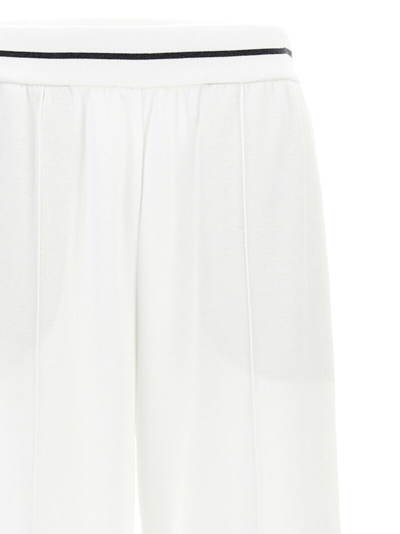 Loose leg joggers Woman BRUNELLO CUCINELLI White