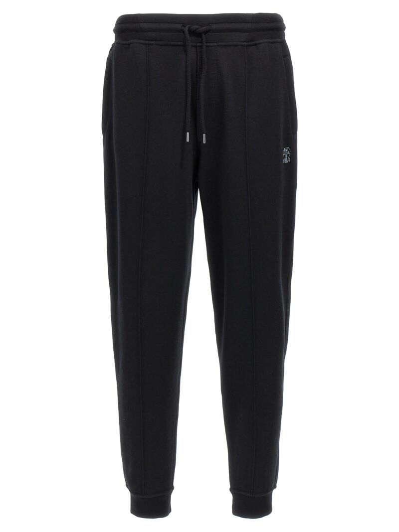 Logo print joggers BRUNELLO CUCINELLI Black