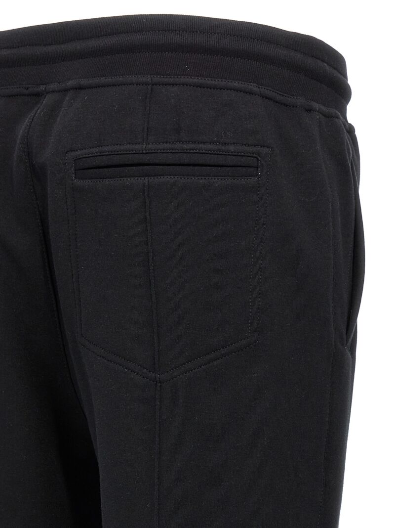 Logo print joggers 64% cotton 26% polyamide 6% cashmere 4% silk BRUNELLO CUCINELLI Black