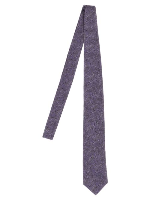 Paisley tie BRUNELLO CUCINELLI Purple