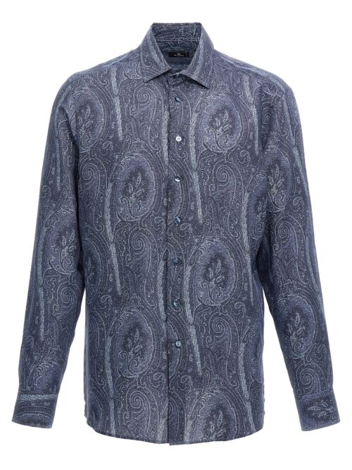 'Paisley' shirt ETRO Blue