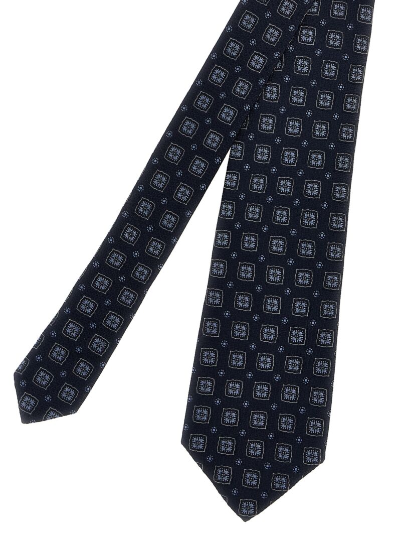 Patterned tie Man BRUNELLO CUCINELLI Blue