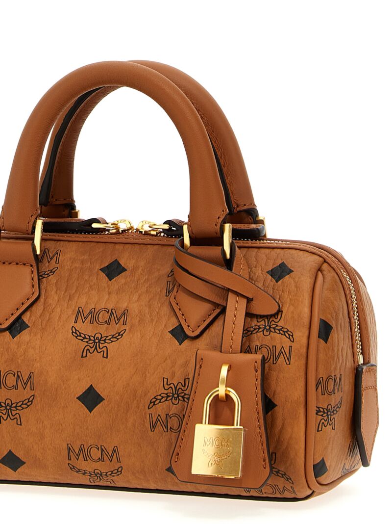 'Ella Boston Mini' handbag Unisex MCM Brown