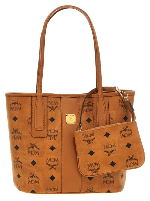 'Liz' mini reversible shopping bag MCM Brown