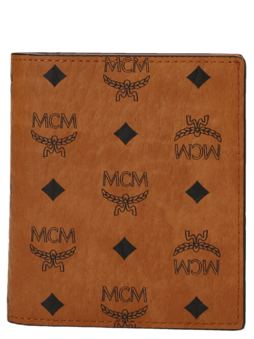 'Veritas Mini Monogram' card holder MCM Brown