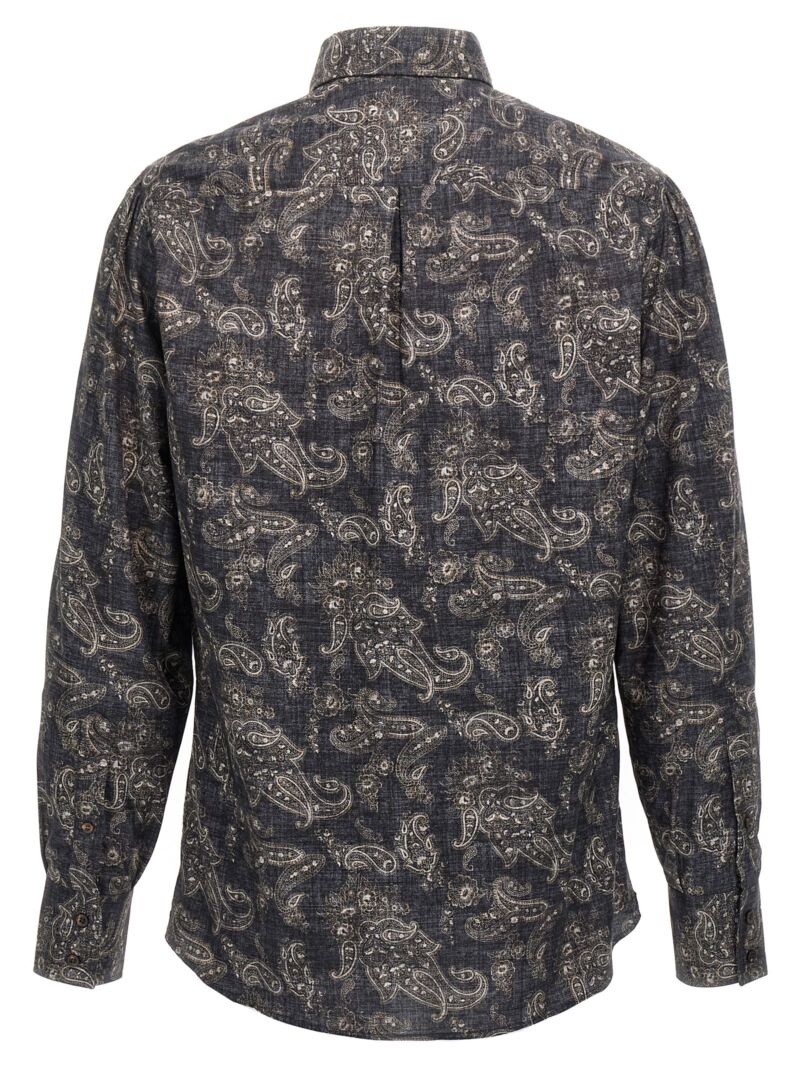 Paisley shirt MY6190038C001 BRUNELLO CUCINELLI Blue